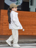 巴拉巴拉童裝兒童羽絨服秋冬男童女童寶寶短款羽絨外套潮 本白10101 120 C類(lèi)面料 曬單實(shí)拍圖