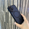 玄皇【鏡頭全包】蘋果16promax手機(jī)殼iphone16新款膚感磨砂Magsafe磁吸充電硅膠防摔超薄透明高端簡約 蘋果16plus【磨砂黑】徠卡鏡頭 親膚手感 曬單實(shí)拍圖