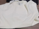 PRIDEME罕見(jiàn)山羊絨深冬季厚款保暖半高領(lǐng)毛衣男長(cháng)袖純白色打底針織衫男士 BNS9879-白色 XL【體重建議：130-150斤】 曬單實(shí)拍圖