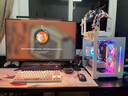 玩嘉 律動MINI雪電腦機箱臺式機M-ATX/ITX中小主板240水冷側透mini桌面海景房 律動MINI白+星鉆白RGB四風扇套裝（5V同步） 曬單實拍圖