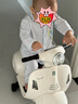VESPA兒童電動(dòng)摩托車(chē)電動(dòng)車(chē)可坐人寶寶1-12歲小孩電動(dòng)車(chē)維斯帕周歲禮物 Vespa mini 白色 曬單實(shí)拍圖