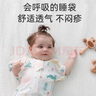 安舒棉防驚跳包裹巾襁褓睡袋投降式嬰幼兒防踢被防驚嚇包被 小兔子（竹棉透氣）適合30℃以上 M碼【適合體重8-15斤】 曬單實(shí)拍圖