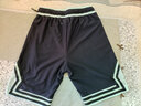 NIKE JORDAN耐克AJ童裝男童籃球短褲夏新款網(wǎng)眼透氣速干兒童褲子 黑色/霧綠色 150 /63 【建議身高140-152cm】 曬單實(shí)拍圖