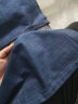 吉普（JEEP）冰丝牛仔裤男直筒夏季薄款宽松男裤商务休闲弹力长裤 2180薄款 蓝色 30码（腰围2尺3） 实拍图