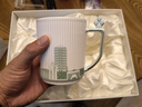 華光國瓷  骨瓷茶杯茶具 淄博齊風(fēng)文創(chuàng  )特色 辦公茶具伴手禮 淄博口杯 齊風(fēng)辦公三件套 300ml 1只 曬單實(shí)拍圖