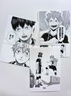 SHONEN JUMP SHOP官方排球少年 明信片套組動漫周邊烏野音駒日向 排球少年 明信片組 日向&影山 3張/組 曬單實拍圖