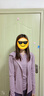 瑜伽少女運動(dòng)套裝女大碼寬松春夏健身房速干衣休閑晨跑步瑜伽服 紫色外套+紫色長(cháng)褲 L(110-125斤) 曬單實(shí)拍圖