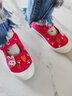 童鞋兒童帆布鞋女童布鞋春秋中小童寶寶軟底學(xué)步鞋幼兒園室內鞋卡通可愛(ài)小兔子公主鞋1-6歲女孩鞋子 桃紅    30碼/內長(cháng)18.8厘米 曬單實(shí)拍圖