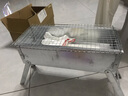 均璞燒烤架戶外燒烤爐家用大號折疊便攜碳烤爐烤魚架烤肉架子燒烤工具 40*18燒烤爐【可折疊+禮包】 曬單實拍圖