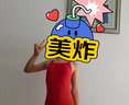 速比濤（Speedo）泳衣女ECO環(huán)保系列 游泳健身訓練純色防曬抗氯溫泉度假連體泳衣 紅色 S (高155-160cm,重44-50kg) 曬單實(shí)拍圖