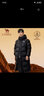 駱駝（CAMEL）羽絨服男2023秋冬防水防油污保暖戶(hù)外休閑鵝絨高蓬松羽絨服外套女 幻影黑，男女同款(700蓬85%絨子) M 曬單實(shí)拍圖