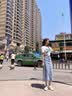 AEMAPE開叉牛仔半身裙女中長款2026年春夏新款a字百搭高腰顯瘦包臀裙子 淺藍色 M (95-110斤拍) 曬單實拍圖