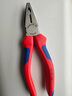 凱尼派克（KNIPEX）03 02 160 鋼絲鉗老虎鉗工業(yè)級(jí)多功能型省力斷線鉗平口鉗 曬單實(shí)拍圖