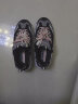 斯凯奇（Skechers）女鞋厚底松糕拼色老爹鞋奶茶熊猫鞋增高春夏季新款透气休闲运动鞋 黑糖牛乳/BKGY 36.5 实拍图