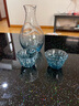 TOYO-SASAKI GLASS【品牌官旗】日本進口東洋佐佐木清酒套裝日式冷酒清酒酒壺酒杯 孔雀藍醒酒器套裝 曬單實拍圖