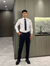 VOLO犀牛商務(wù)正裝皮鞋男士英倫風(fēng)德比鞋布洛克真皮透氣夏季男鞋 黑色 40 曬單實(shí)拍圖