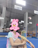 DUBLS羽毛球服女裝套裝定制夏季短袖衣服運(yùn)動(dòng)球衣印字網(wǎng)球比賽隊(duì)服男 78016B粉色+3668白褲套裝 XL 曬單實(shí)拍圖
