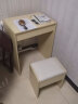 HMJIA 梳妆台 卧室化妆台收纳书桌一体柜现代简约小化妆桌凳子 S-908F 实拍图