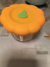 貝肽斯嬰兒輔食碗玻璃可蒸煮儲存盒家用保鮮專用寶寶輔食工具兒童餐具碗 【可帶蓋蒸煮】珞莉粉鯨魚230ML 曬單實拍圖
