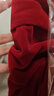 以歐（YIOU）敬酒服新娘酒紅色小個(gè)子結(jié)婚禮服訂婚連衣裙長袖平時(shí)可穿衣服6002 酒紅色 L （建議108-118斤） 曬單實(shí)拍圖