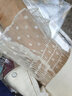 秋天秋衣沙衣打底衫波點(diǎn)蕾絲雷絲女秋冬洋氣紗衣長(cháng)袖薄紗內搭超仙網(wǎng)紗網(wǎng)上衣薄款 杏色 S 曬單實(shí)拍圖