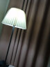 好莱仕落地灯客厅卧室床头过道现代简约创意布艺装饰LED遥控喂奶灯 黑灯杆+按钮开关开关+赠5WLED 实拍图
