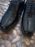 戈耐三接頭皮鞋男士商務(wù)鞋真皮工作鞋內增高英倫透氣鞋子男鞋正裝皮鞋 真皮_AA_系帶 四季款 42 (260mm) 曬單實(shí)拍圖
