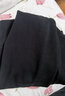寓美寓美德絨高腰鉛筆小腳褲2956女秋冬保暖修身顯瘦簡約打底褲 黑色 L /155-165cm/80-140斤 曬單實拍圖