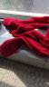 京东京造【消臭系列】 防臭抗菌中筒袜纯棉运动休闲袜子女4双装红色 实拍图