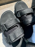 Dickies拖鞋男時(shí)尚休閑拖鞋居家戶(hù)外沙灘輕便潮流一字拖 黑色 43  曬單實(shí)拍圖