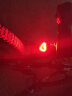 自行车尾灯警示灯爆闪usb充电山地车灯夜骑公路车高亮创意尾灯防水装备配件 心形尾灯-红色款 实拍图