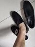 奧康（Aokang）品牌豆豆鞋真皮軟底皮鞋休閑潮流男鞋 夏季洞洞鞋可選 黑色 38 （運動(dòng)鞋39=皮鞋38） 曬單實(shí)拍圖