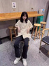 DIBOFEI女鞋小白鞋女2025新款韓版百搭學(xué)生厚底增高低幫板鞋運動休閑鞋潮 米色 37 (235mm) 曬單實拍圖