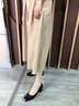 達芙妮（DAPHNE）單鞋女粗跟中跟春季新款船鞋2025職業(yè)工作氣質(zhì)女生皮鞋宴會(huì ) 米色 34 (220mm) 標準碼 曬單實(shí)拍圖