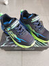 Skechers斯凱奇童鞋男童閃燈鞋秋季休閑運動(dòng)鞋兒童鞋開(kāi)關(guān)發(fā)光潮鞋400103L 黑色/藍色/檸檬色/BBLM 36 曬單實(shí)拍圖