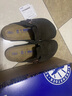 BIRKENSTOCK勃肯德國(guó)進(jìn)口男女款牛皮絨面革軟底Boston包頭拖鞋 深棕常規(guī)版660461 39 曬單實(shí)拍圖