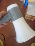 金正（NINTAUS） 50w大功率多功能喇叭喊話(huà)器喊話(huà)器擴(kuò)音器可錄音可充電喇叭擴(kuò)音器擺攤 手持喇叭 911PROMAX灰白 曬單實(shí)拍圖