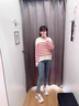 探巡（TanXun）女鞋2025夏季新款老爹鞋女超火ins鞋子女厚底內增高運動休閑鞋女 紅色【夏季網面】 37 曬單實拍圖