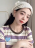 奢曼蒂（SHEMANDI）D家字母耳環(huán)復(fù)古CD珍珠耳釘女輕奢高級(jí)感2022年小香 古銅色 前后珍珠耳釘 曬單實(shí)拍圖