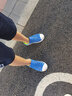 Skechers斯凱奇兒童夏季輕便舒適洞洞鞋兒童涉水防滑溯溪鞋91995L 男童踩腳/藍(lán)色/檸檬色/BLLM 35 曬單實拍圖