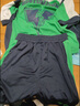 左西男童籃球服2025新款兒童夏季運動(dòng)套裝速干短袖運動(dòng)服潮 綠色 110 曬單實(shí)拍圖