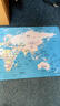 以舟世界地圖大鼠標墊鎖邊辦公電腦桌墊學(xué)習鍵盤(pán)筆記本男生臺式游戲 藍色地圖 80x30cm*2mm 曬單實(shí)拍圖