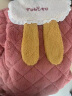芬腾睡衣女童珊瑚绒秋冬季加厚长袖保暖开衫加绒卡通家居服套装 粉红 110 实拍图
