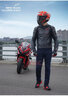 Alpinestars TRACK a星mm93聯(lián)名款騎行皮衣摩托車秋冬保暖機車服摩托服騎行服 黑亮紅 54 曬單實拍圖