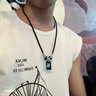芹娜落落夜光十二星座項鏈男韓版吊墜新款潮流項鏈女星空款情侶一對項鏈【下單留言星座】 夜空款（下單留言星座） 曬單實(shí)拍圖