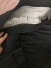 羊老大棉褲修身美體 羊毛保暖褲男 情侶加厚羊毛保暖褲 男士黑灰色 3XL (175/80A) 曬單實(shí)拍圖
