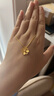 周生生黃金耳釘 花韻系列格?；ㄗ憬鸲? 86942E計價(jià) 4.65克(含工費160元) 曬單實(shí)拍圖