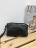 ROCKLAND美國Rockland真皮女士斜挎小包小眾ins風(fēng)小挎包手機包小眾化妝包 黑色 #65 曬單實(shí)拍圖