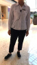 佐马仕 （ZUOMASHI） 长袖衬衫女商务休闲职业装正装衬衣修身工装OL酒店通勤工作服 纯蓝色 MV658（V·领） XL/38（110斤-120斤） 实拍图