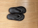 均垚人字拖女厚底拖鞋女外穿家用涼拖涼鞋女海邊沙灘鞋踩屎感eva夾腳 黑色厚底人字拖【36-37碼】 曬單實(shí)拍圖